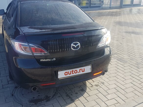 2008 Mazda 6 II (GH), чёрный, 920000 рублей - вид 3