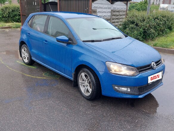 2012 Volkswagen Polo V, синий, 580000 рублей - вид 2