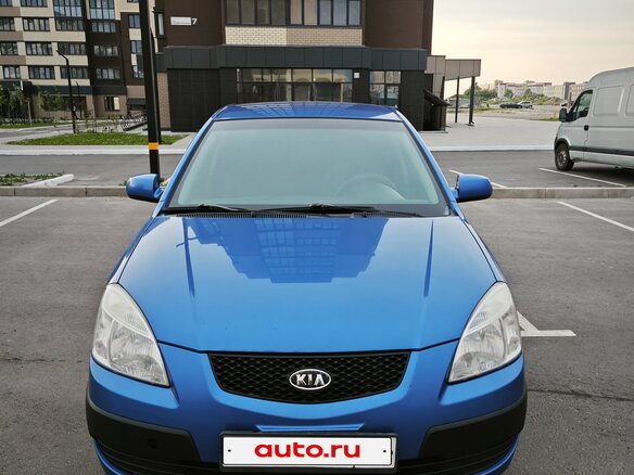 2009 Kia Rio II, синий, 550000 рублей