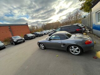 2001 Porsche Boxster I (986), серый, 1750000 рублей, вид 4