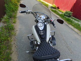 2001 Yamaha XVS650 Drag Star, белый, 666000 рублей, вид 5