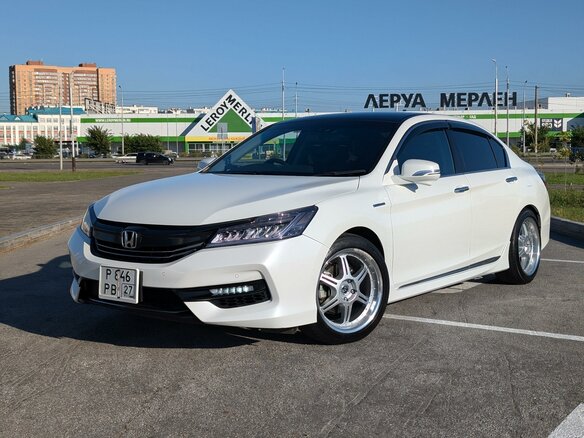 2016 Honda Accord IX Рестайлинг, белый, 2200000 рублей