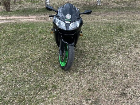 2002 Kawasaki ZX-6R Ninja, чёрный, 350000 рублей, вид 2
