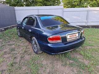 2007 Hyundai Sonata ТагАЗ IV (EF) Рестайлинг, синий, 500000 рублей, вид 5