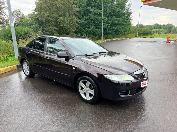 2005 Mazda 6 I (GG) Рестайлинг, фиолетовый, 450000 рублей