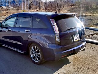 2009 Honda Stream II Рестайлинг, синий, 1300000 рублей, вид 4