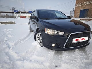 2013 Mitsubishi Lancer X Рестайлинг, чёрный, 750000 рублей, вид 4