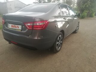 2016 Lada (ВАЗ) Vesta I, голубой, 875000 рублей, вид 4