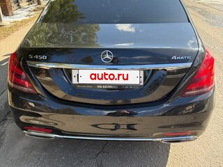 2018 Mercedes-Benz S-Класс 450 VI (W222, C217) Рестайлинг, чёрный, 4200000 рублей, вид 4