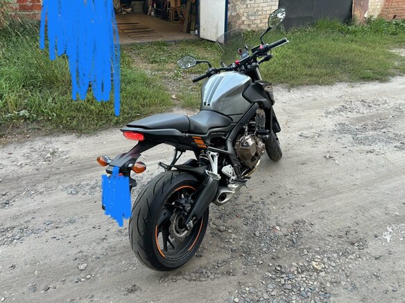 2017 Honda CB 650F, серый, 620000 рублей - вид 3