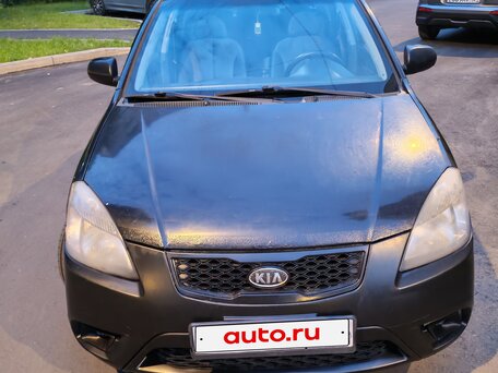2010 Kia Rio II Рестайлинг, чёрный, 470000 рублей, вид 5