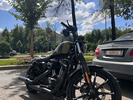 2017 Harley-Davidson Sportster 883, зелёный, 950000 рублей, вид 5