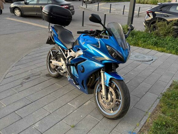 2009 Yamaha FZ6, синий, 480000 рублей - вид 4