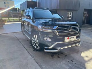 2016 Toyota Land Cruiser 200 Series Рестайлинг 2, чёрный, 8500000 рублей, вид 2