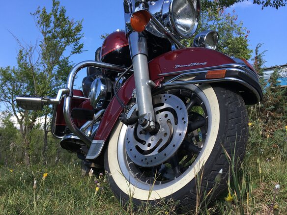 2002 Harley-Davidson Road King, красный, 680000 рублей - вид 6