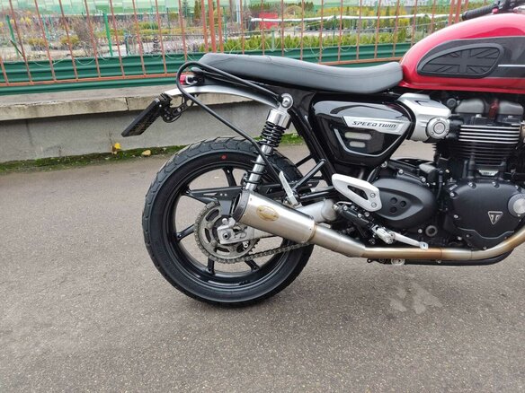2019 Triumph Speed Twin, красный, 1230000 рублей - вид 3