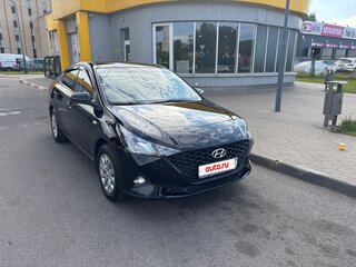 2020 Hyundai Accent V Рестайлинг, чёрный, 1050000 рублей, вид 2