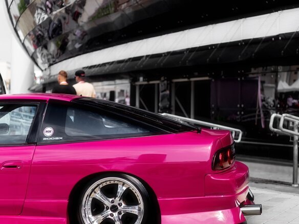 1992 Nissan 200SX S13, розовый - вид 4
