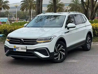 2021 Volkswagen Tiguan L II Рестайлинг (China Market), белый, 1880000 рублей, вид 3