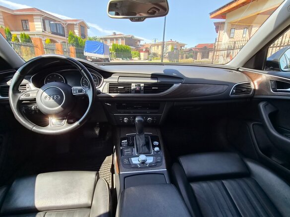 2014 Audi A6 IV (C7) Рестайлинг, чёрный, 1900000 рублей - вид 7