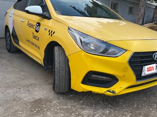2018 Hyundai Solaris II, жёлтый, 720000 рублей, вид 3