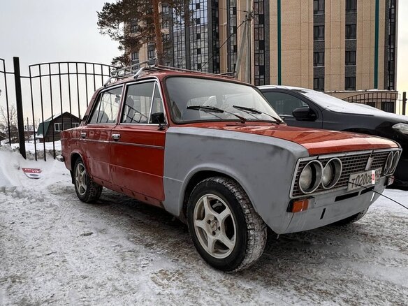 1976 Lada (ВАЗ) 2103, красный, 155000 рублей - вид 6