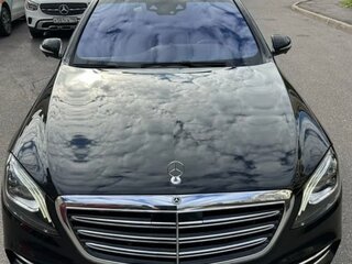 2019 Mercedes-Benz S-Класс 450 Long VI (W222, C217) Рестайлинг, чёрный, 4300000 рублей, вид 2