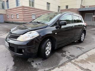 2012 Nissan Tiida I Рестайлинг, чёрный, 280000 рублей, вид 2