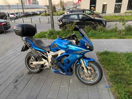 2009 Yamaha FZ6, синий, 480000 рублей, вид 1