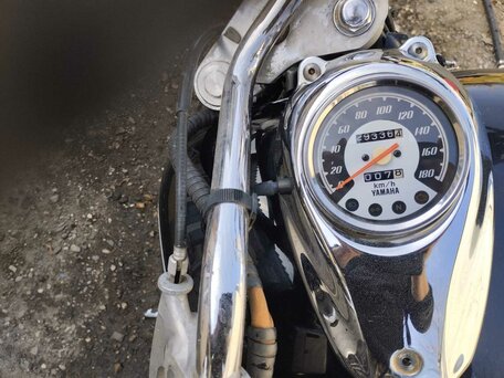 1996 Yamaha XVS400 Drag Star, чёрный, 290000 рублей, вид 1