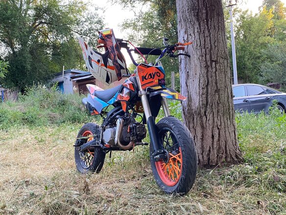2021 Kayo Evolution YX140EM, оранжевый, 100000 рублей - вид 2