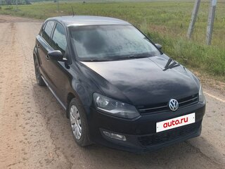 2012 Volkswagen Polo V, чёрный, 540000 рублей, вид 3