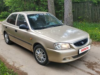 2005 Hyundai Accent ТагАЗ II, бежевый, 340000 рублей, вид 2