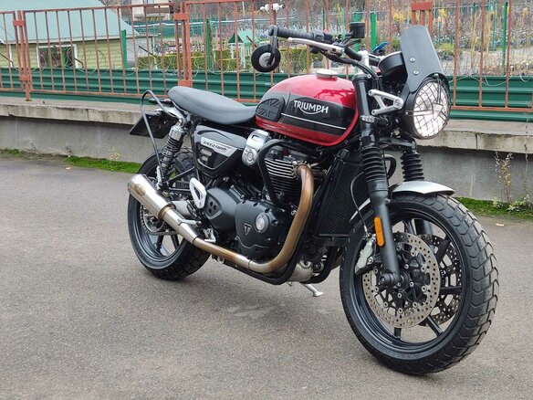 2019 Triumph Speed Twin, красный, 1230000 рублей