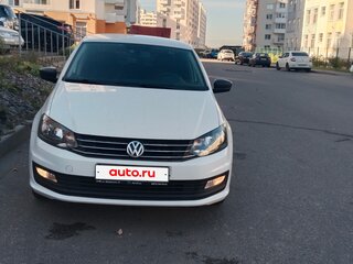 2019 Volkswagen Polo V Рестайлинг, белый, 1150000 рублей, вид 1