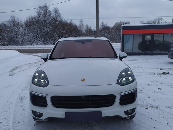 2017 Porsche Cayenne Diesel II Рестайлинг (958), белый, 6500000 рублей - вид 4