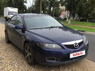 2006 Mazda 6 I (GG) Рестайлинг, синий, 250000 рублей, вид 1