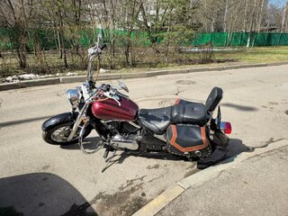 1995 Kawasaki VN800 Vulcan, пурпурный, 350000 рублей, вид 5