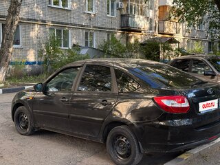 2015 Lada (ВАЗ) Granta I, чёрный, 270000 рублей, вид 4