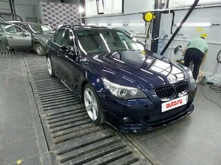 2004 BMW 5 серии 520i V (E60/E61), синий, 1100000 рублей, вид 2