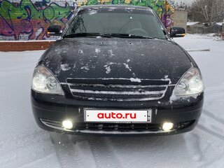 2008 Lada (ВАЗ) Priora I, чёрный, 230000 рублей, вид 4