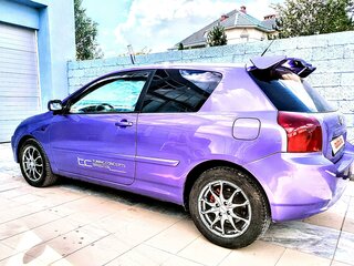 2002 Toyota Corolla IX (E120, E130), фиолетовый, 1000000 рублей, вид 4