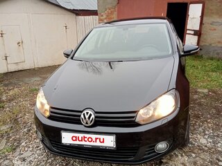 2011 Volkswagen Golf VI, чёрный, 730000 рублей, вид 3