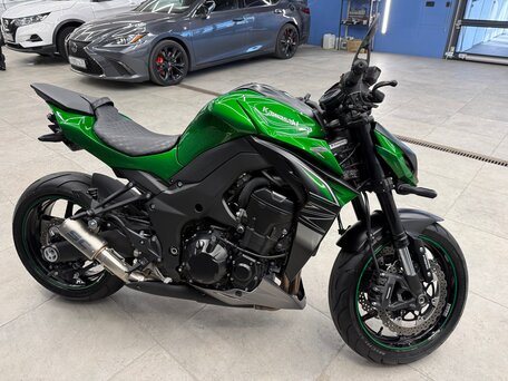 2018 Kawasaki Z 1000, зелёный, 1250000 рублей, вид 1