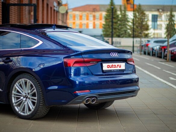 2019 Audi A5 II (F5), синий, 3500000 рублей - вид 6