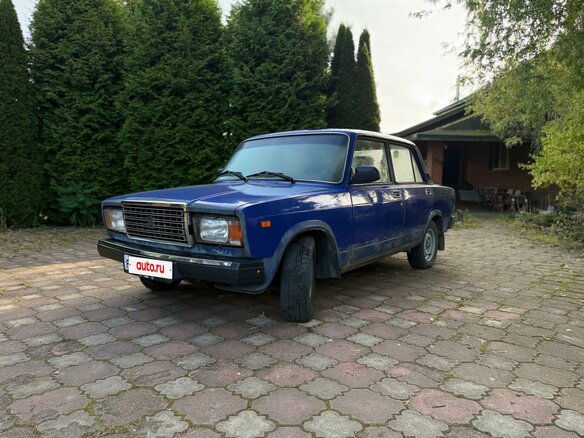 2001 Lada (ВАЗ) 2107, синий, 110000 рублей