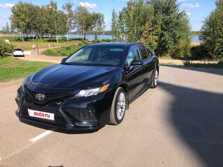 2017 Toyota Camry US Market VIII (XV70), чёрный, 2350000 рублей, вид 1