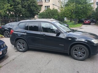 2013 BMW X3 30d xDrive II (F25), чёрный, 1900000 рублей, вид 2