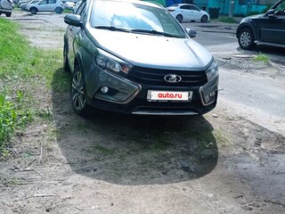 2020 Lada (ВАЗ) Vesta SW Cross I, серый, 1400000 рублей, вид 2