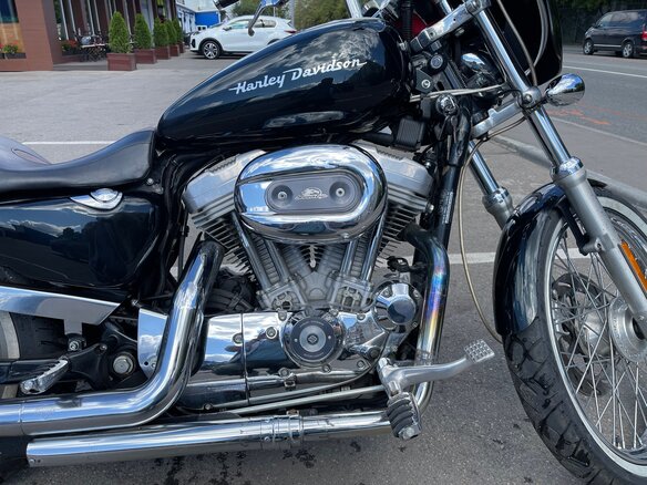 2004 Harley-Davidson Sportster 883, чёрный - вид 12